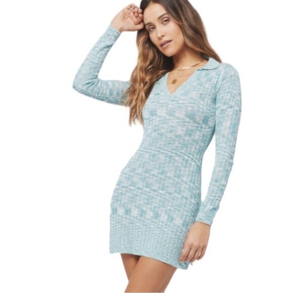 L*Space Aria Dress in Poolside Blue Size xl - Picture 1 of 10